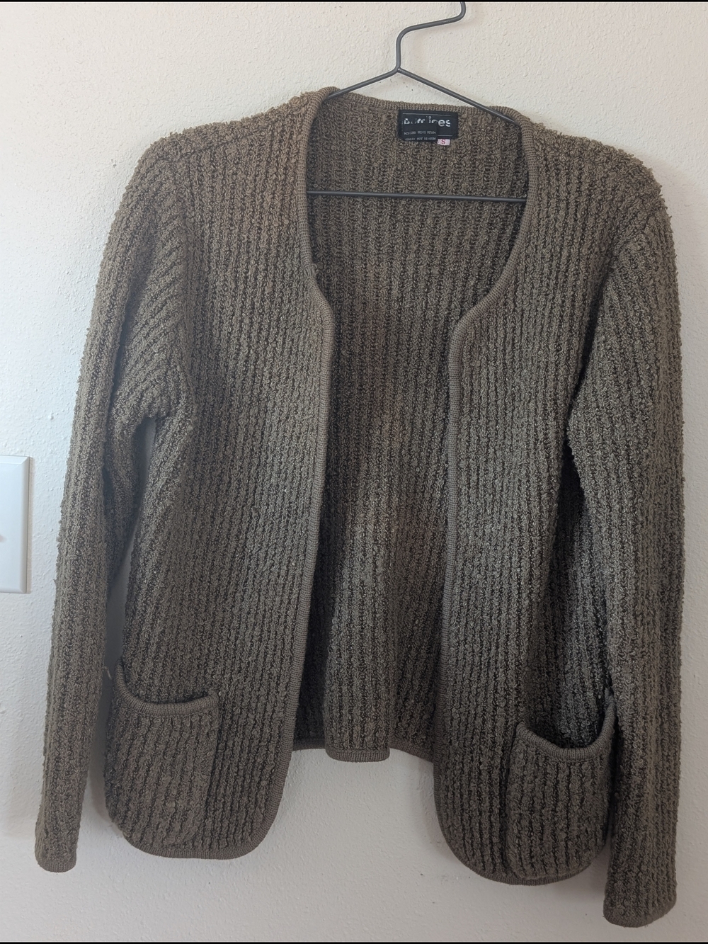 Vintage Burdines Acrylic Cardigan Sweater S
